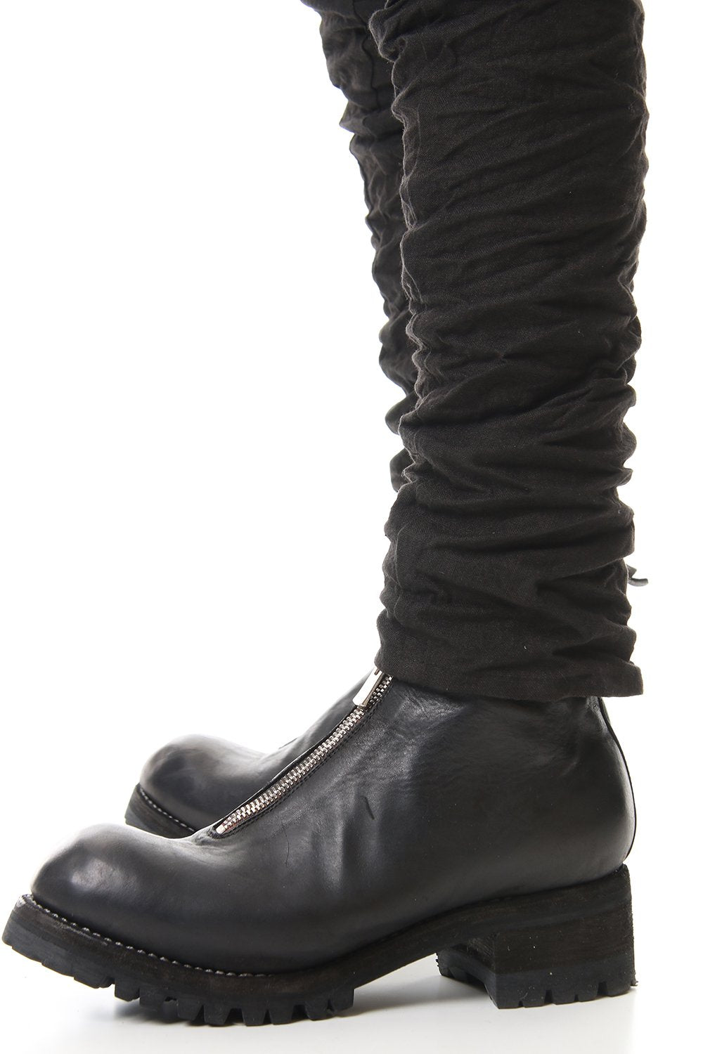 Hand Dyed Linen Drop Crotch Slim Pants