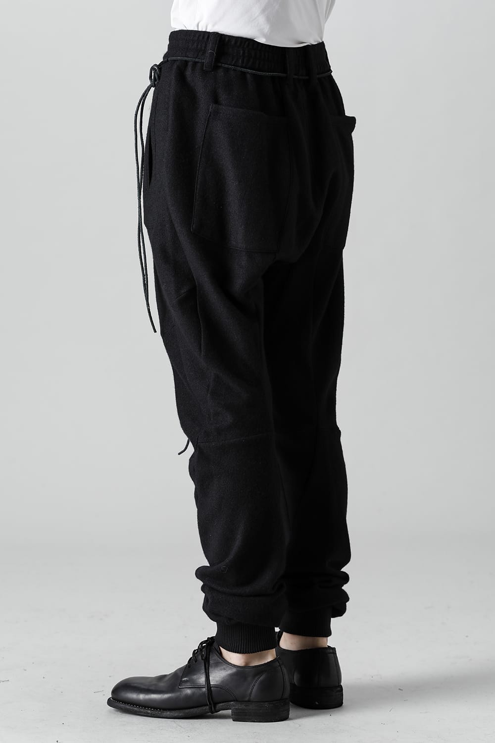 Cashmere Blend Knit Twisted Jogger Pants