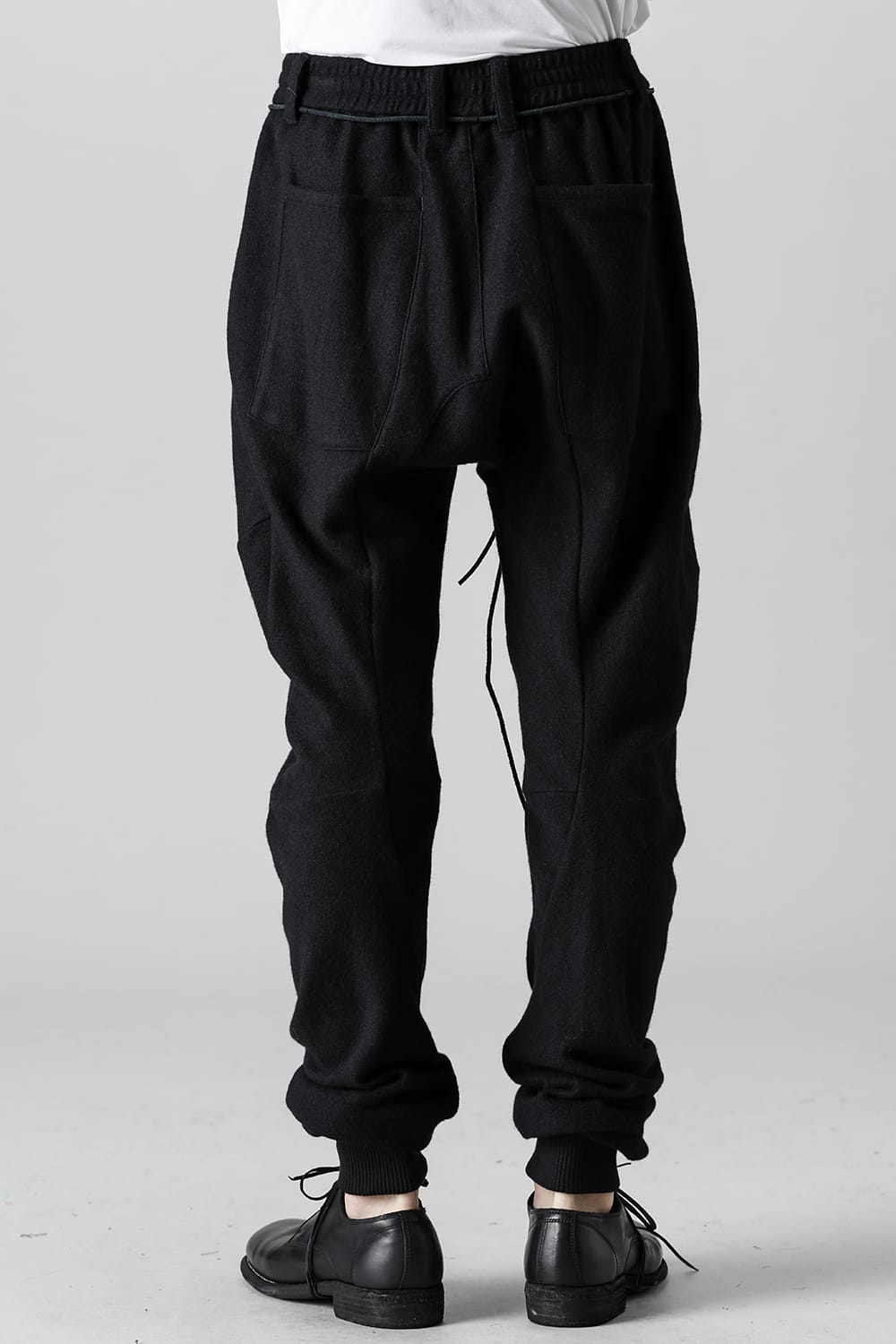 Cashmere Blend Knit Twisted Jogger Pants