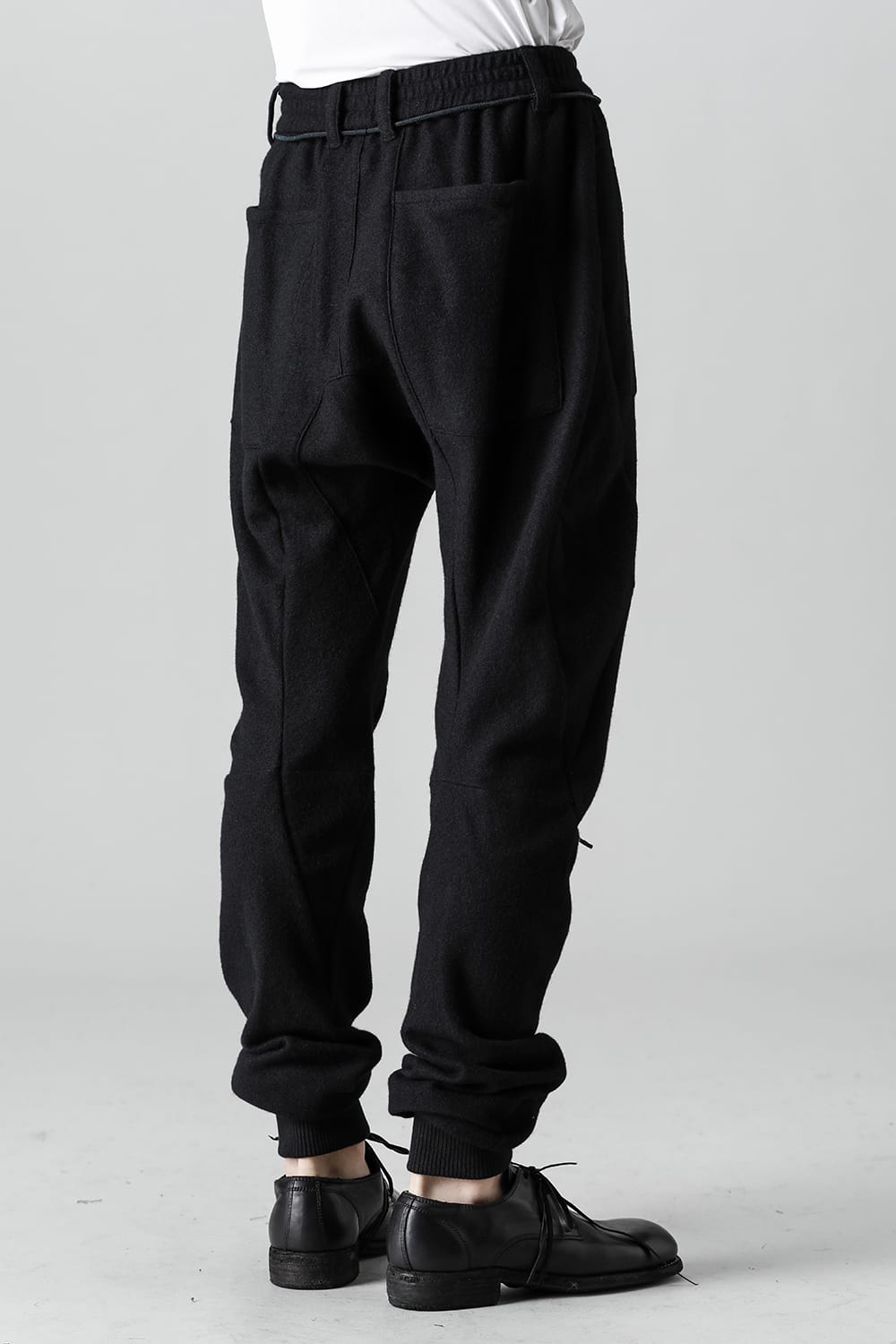 Cashmere Blend Knit Twisted Jogger Pants