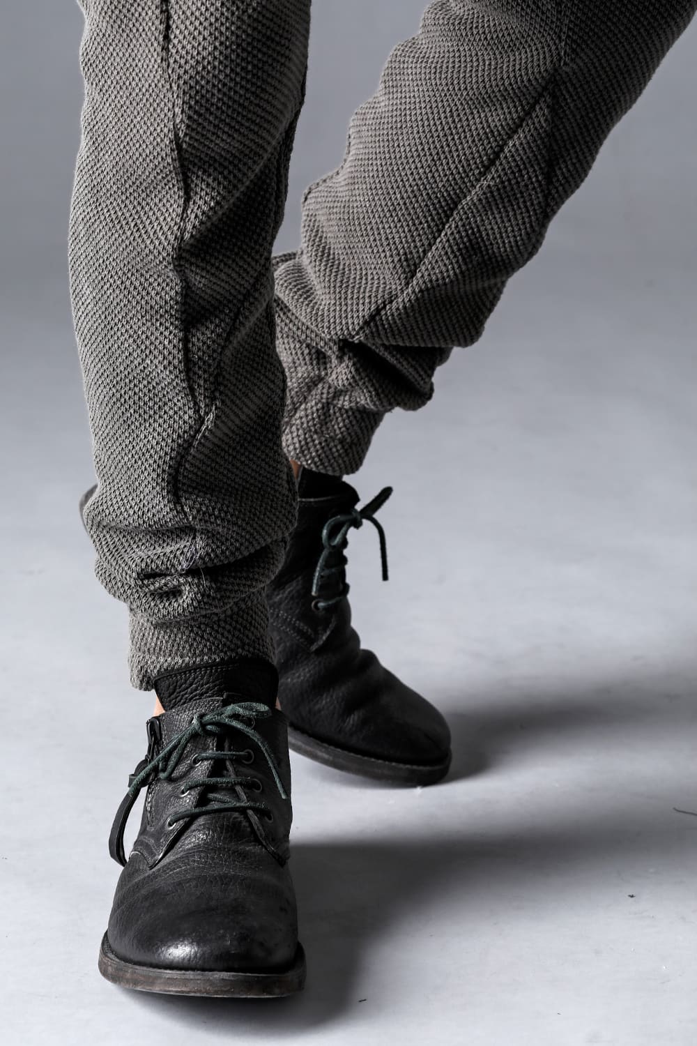 Low-Gauge Big Pique Drop-Crotch Jog Trousers  Charcoal