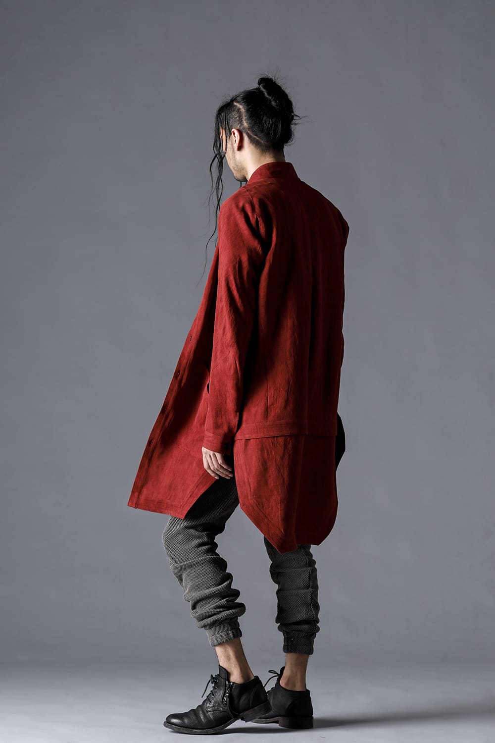 Low-Gauge Big Pique Drop-Crotch Jog Trousers  Charcoal