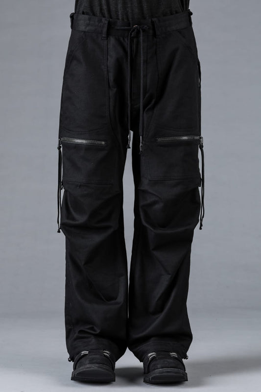 Jersey-Like Denim Work Baggy Pants