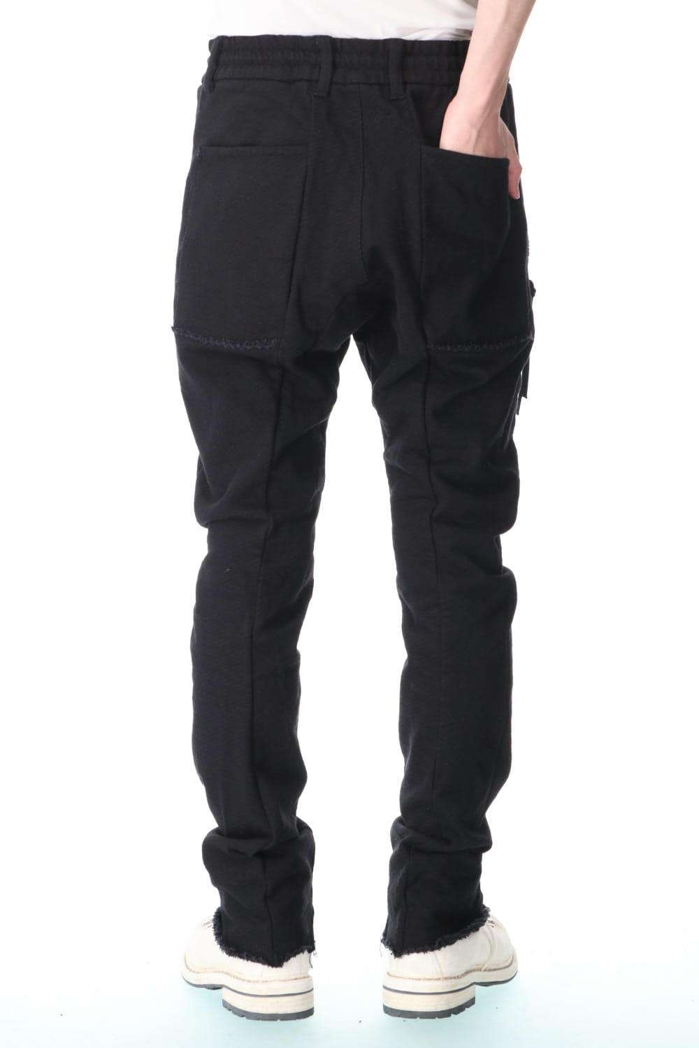 Heavy Cotton Jersey Drop Crotch Easy Pants