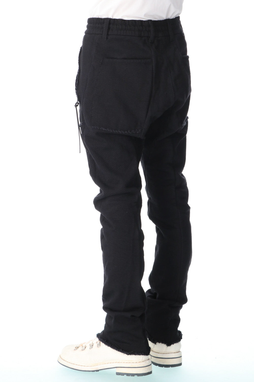 Heavy Cotton Jersey Drop Crotch Easy Pants