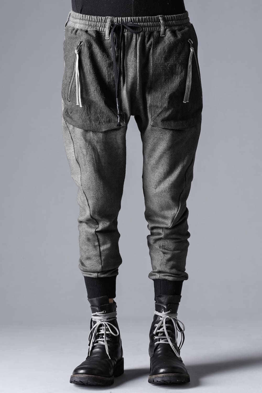 Untwisted Fleece-Lined Tapered Cropped Pants  Dust