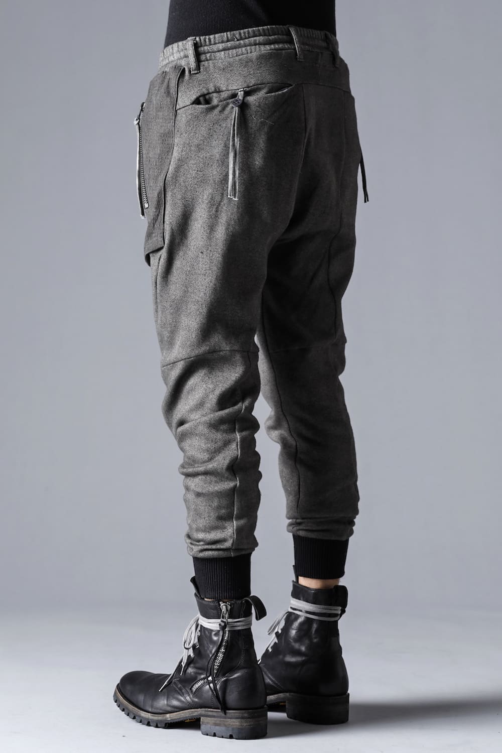 Untwisted Fleece-Lined Tapered Cropped Pants  Dust