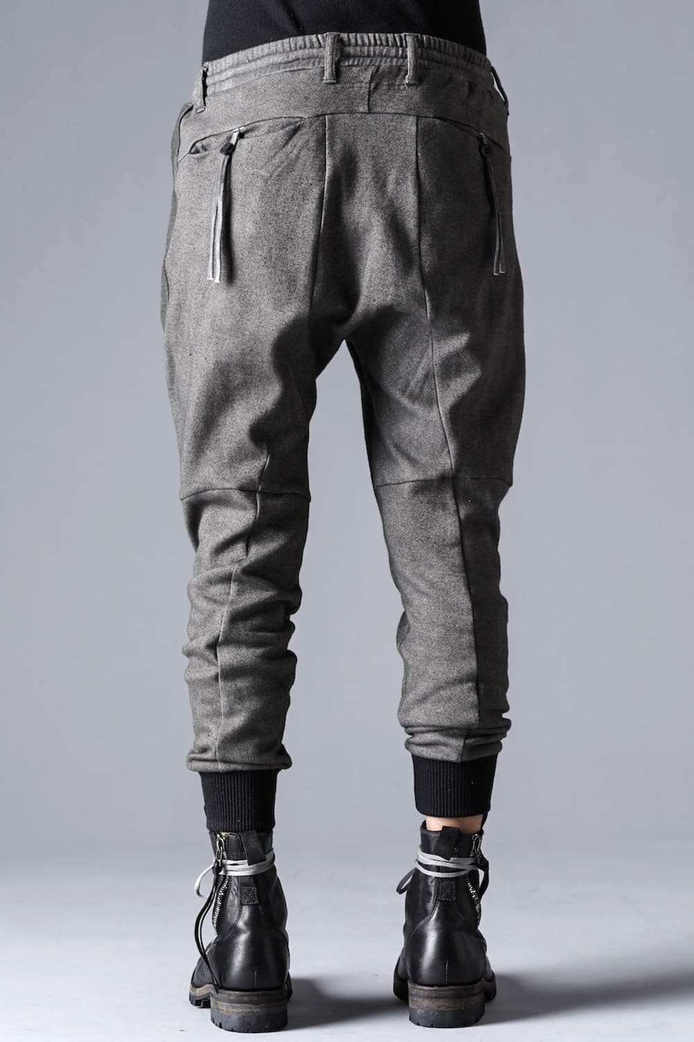 Untwisted Fleece-Lined Tapered Cropped Pants  Dust