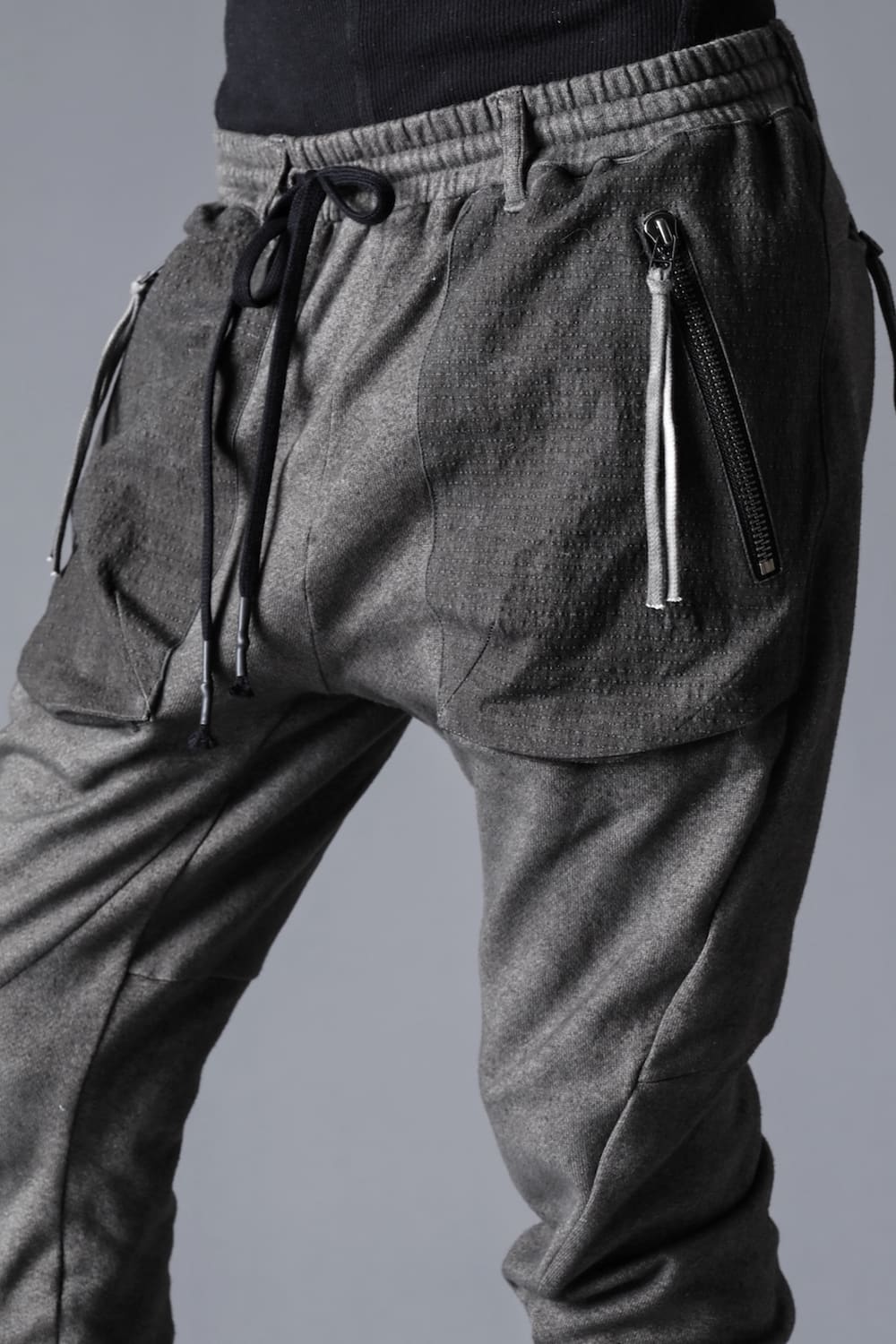 Untwisted Fleece-Lined Tapered Cropped Pants  Dust