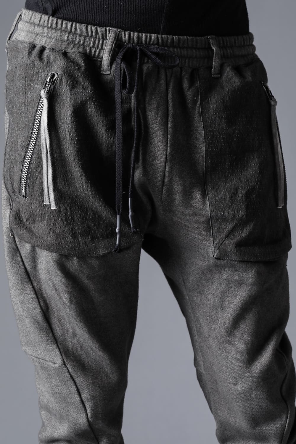 Untwisted Fleece-Lined Tapered Cropped Pants  Dust