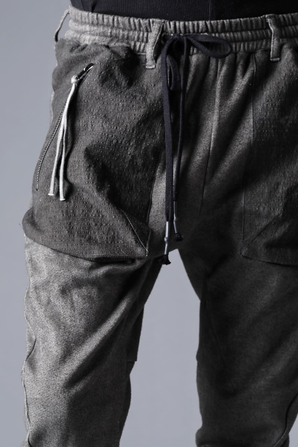 Untwisted Fleece-Lined Tapered Cropped Pants  Dust