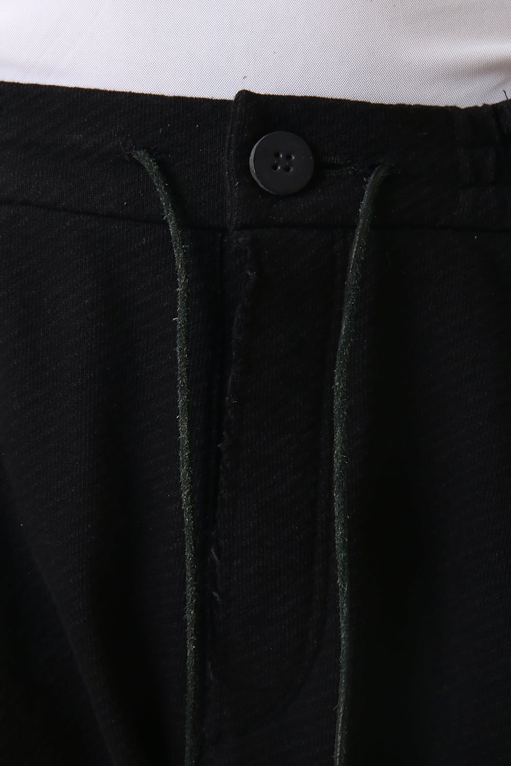 Heavy cotton jersey Drop crotch Cropped pants