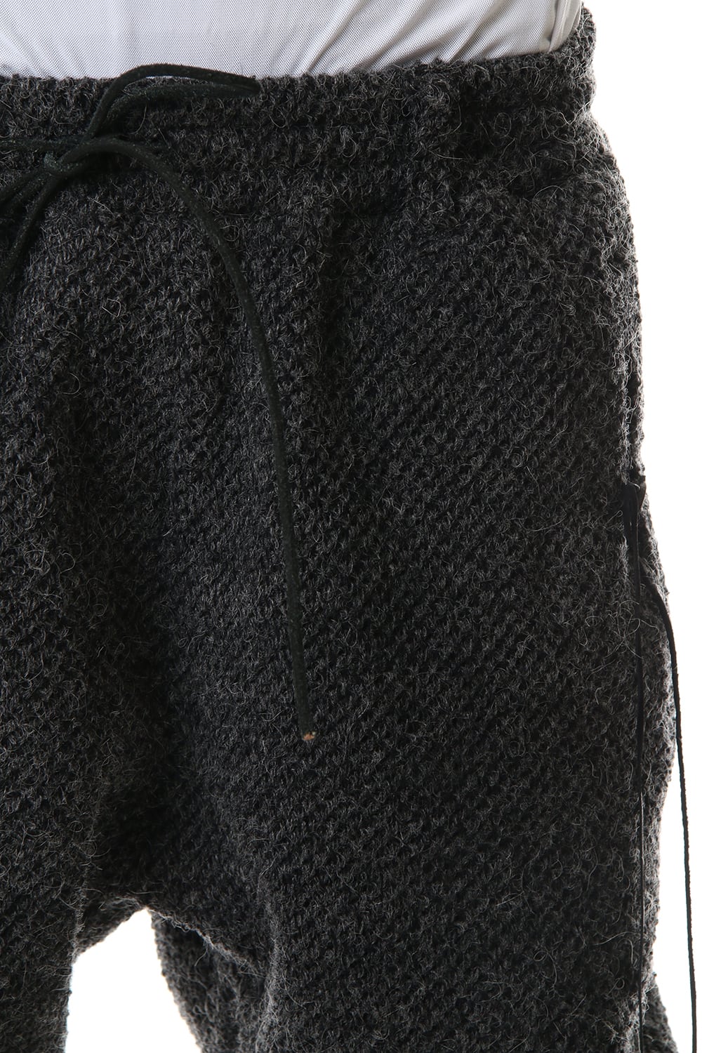 アイスランドウール 鹿の子テーパードパンツ