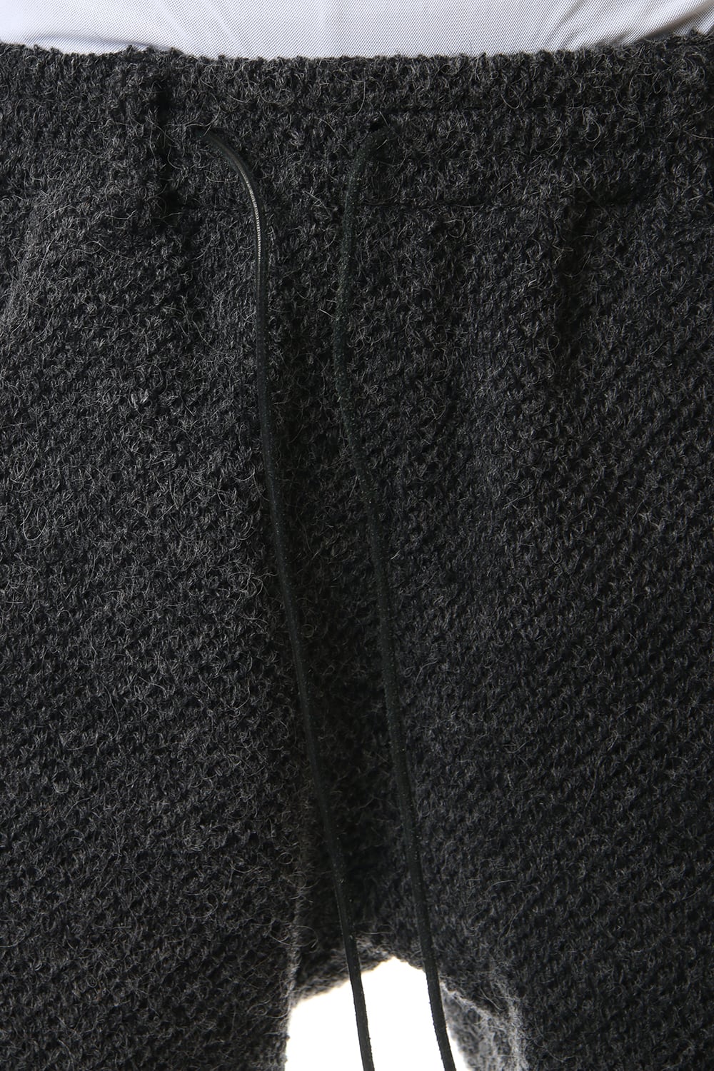 アイスランドウール 鹿の子テーパードパンツ