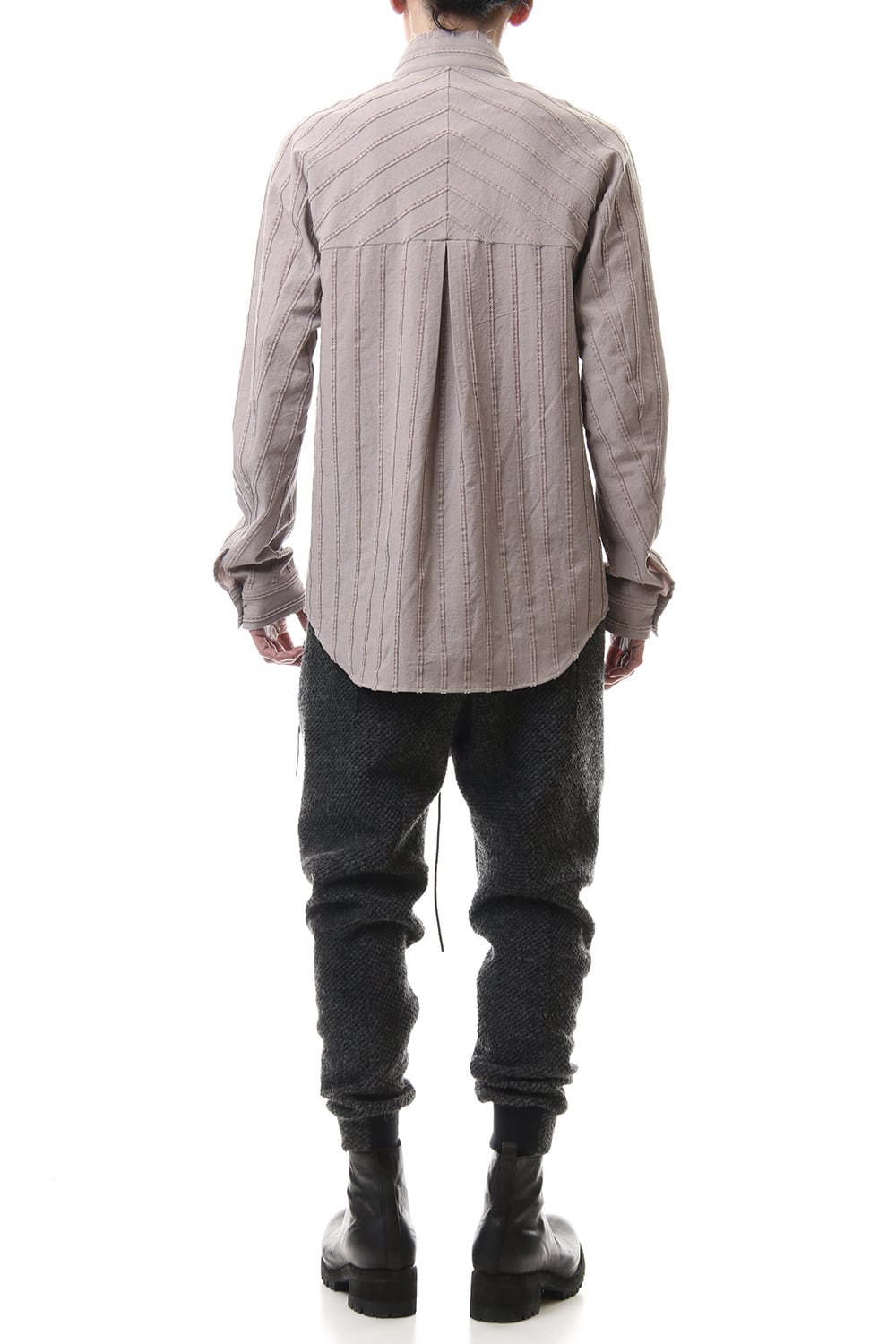 アイスランドウール 鹿の子テーパードパンツ