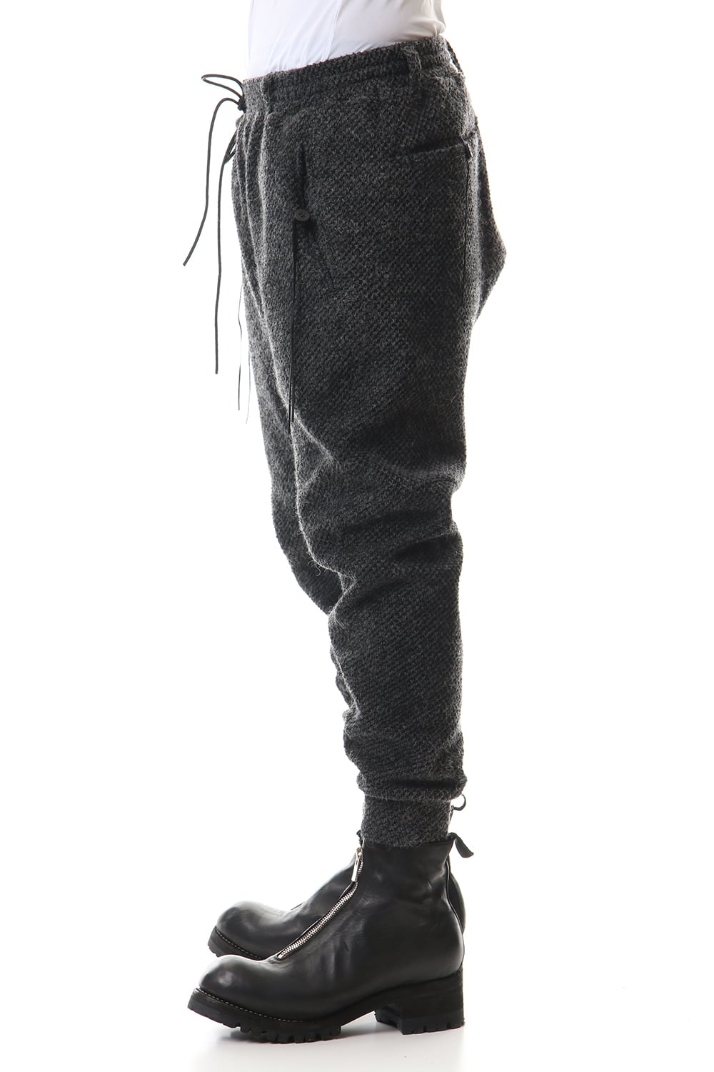 アイスランドウール 鹿の子テーパードパンツ