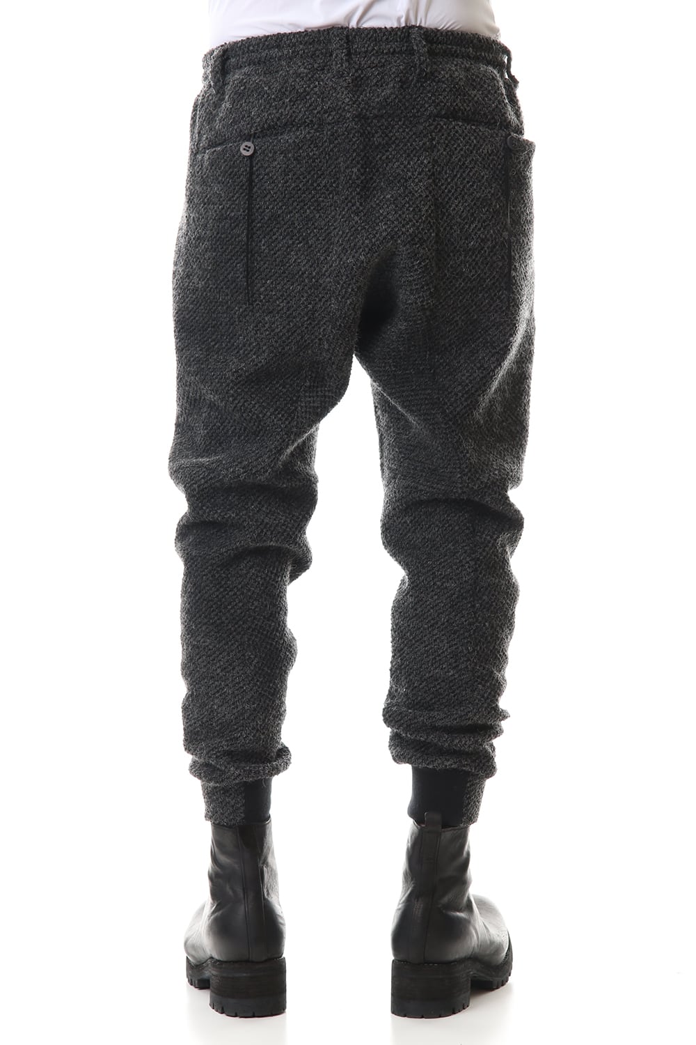 アイスランドウール 鹿の子テーパードパンツ