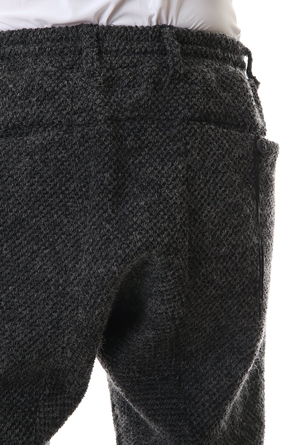 アイスランドウール 鹿の子テーパードパンツ