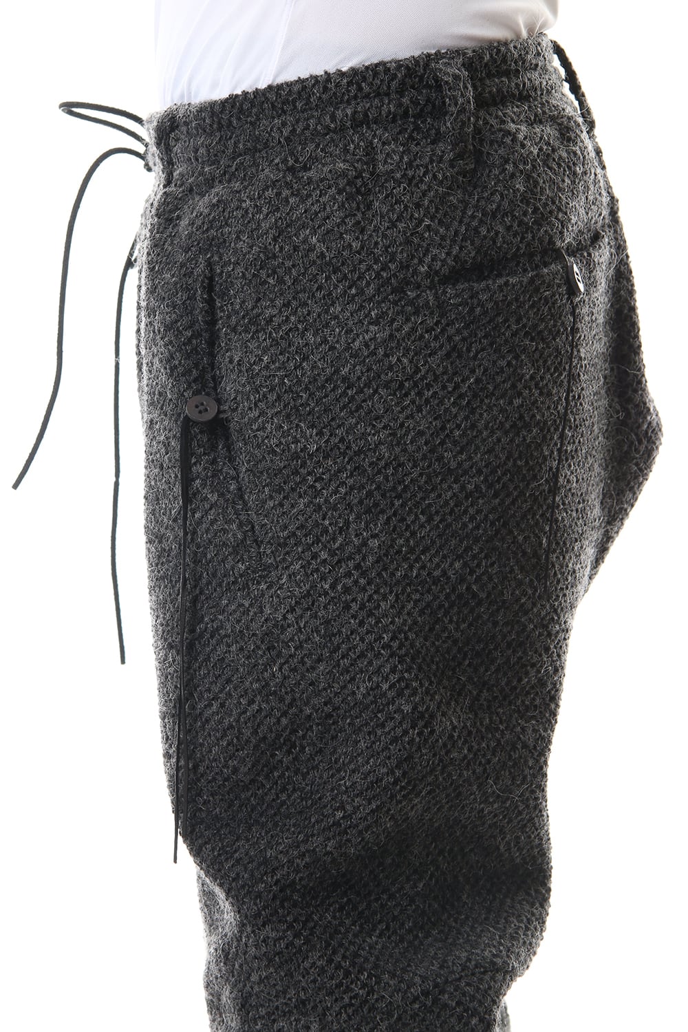 アイスランドウール 鹿の子テーパードパンツ