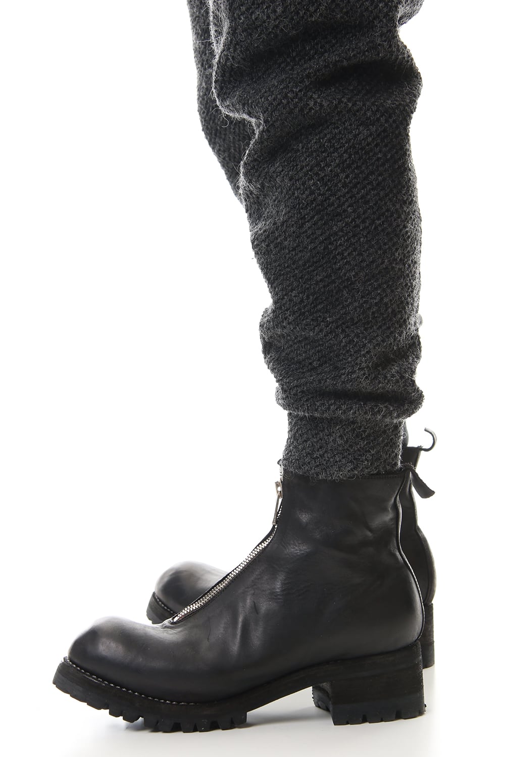 アイスランドウール 鹿の子テーパードパンツ