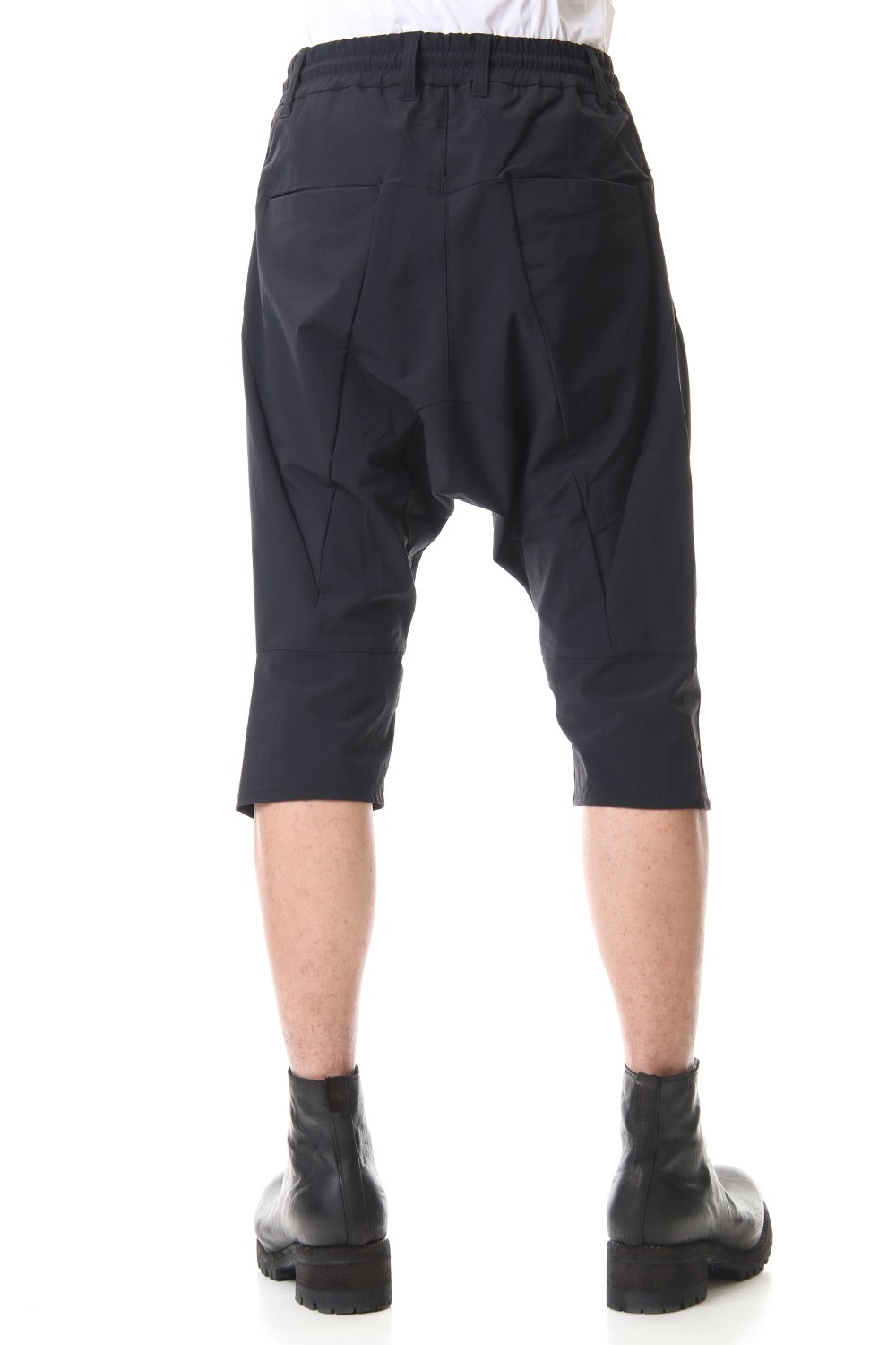 4-Way Stretch Nylon Drop Cropped Shorts