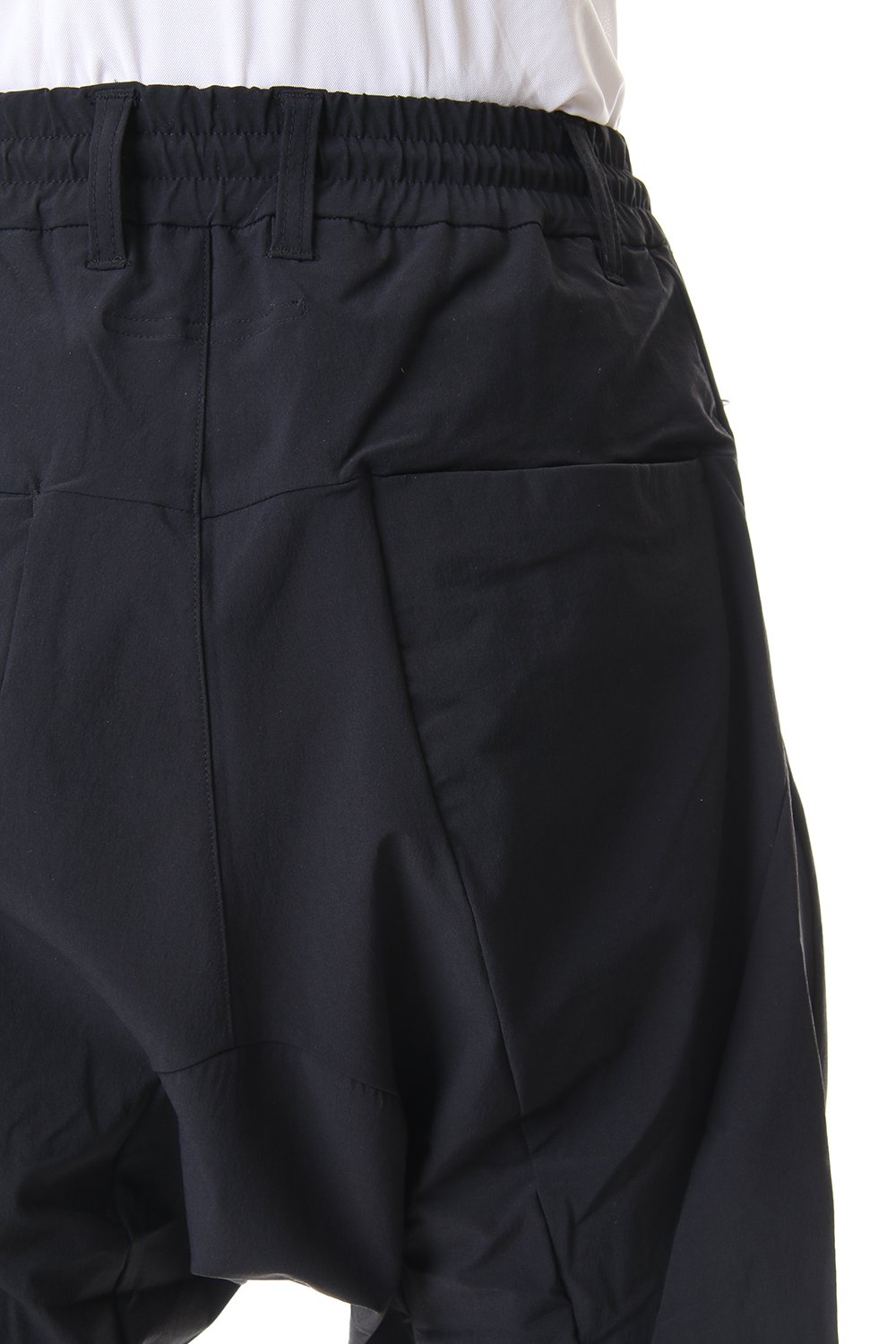 4-Way Stretch Nylon Drop Cropped Shorts