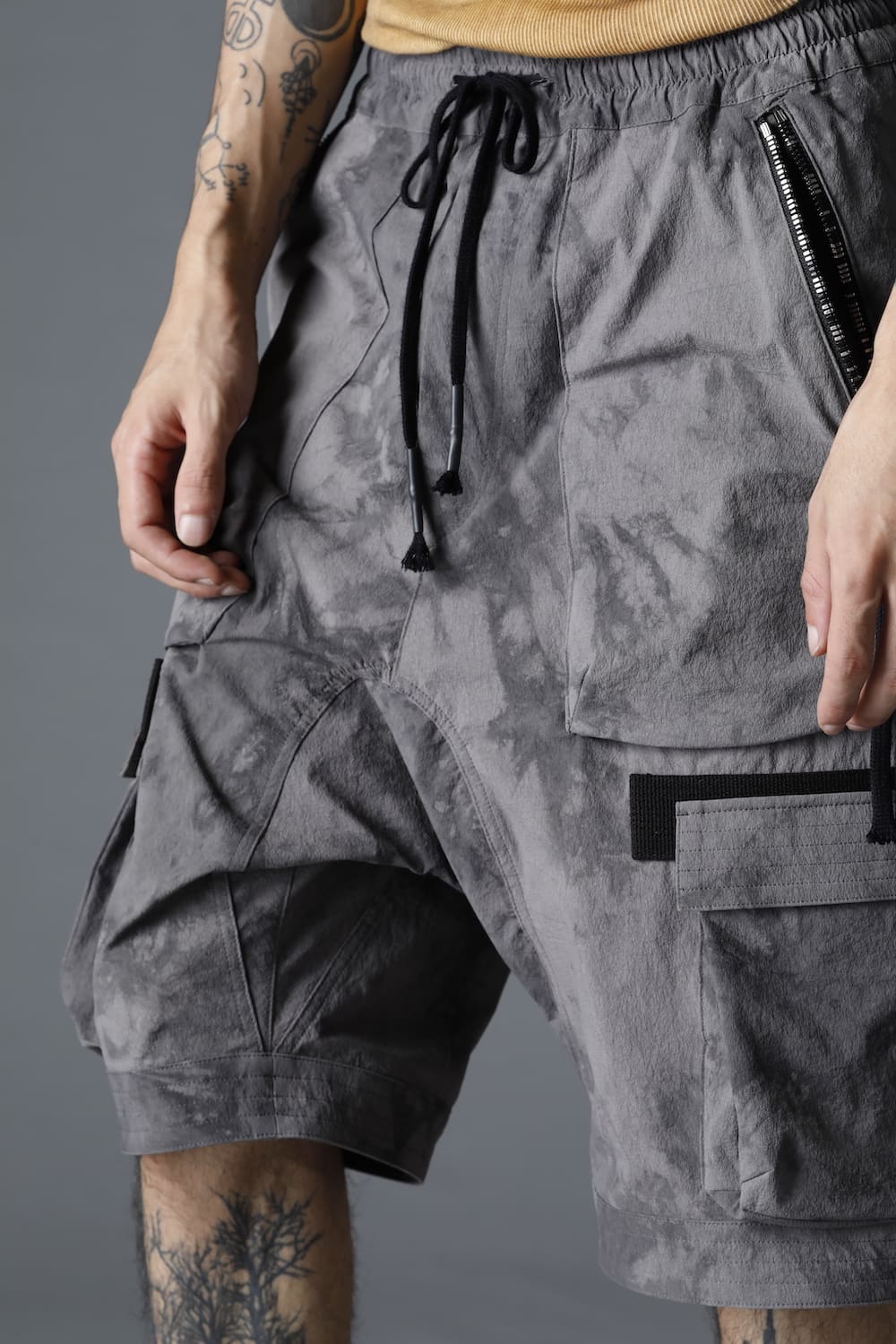 Uneven Dyed 4way Hyper Stretch CORDURA Nylon Short pants