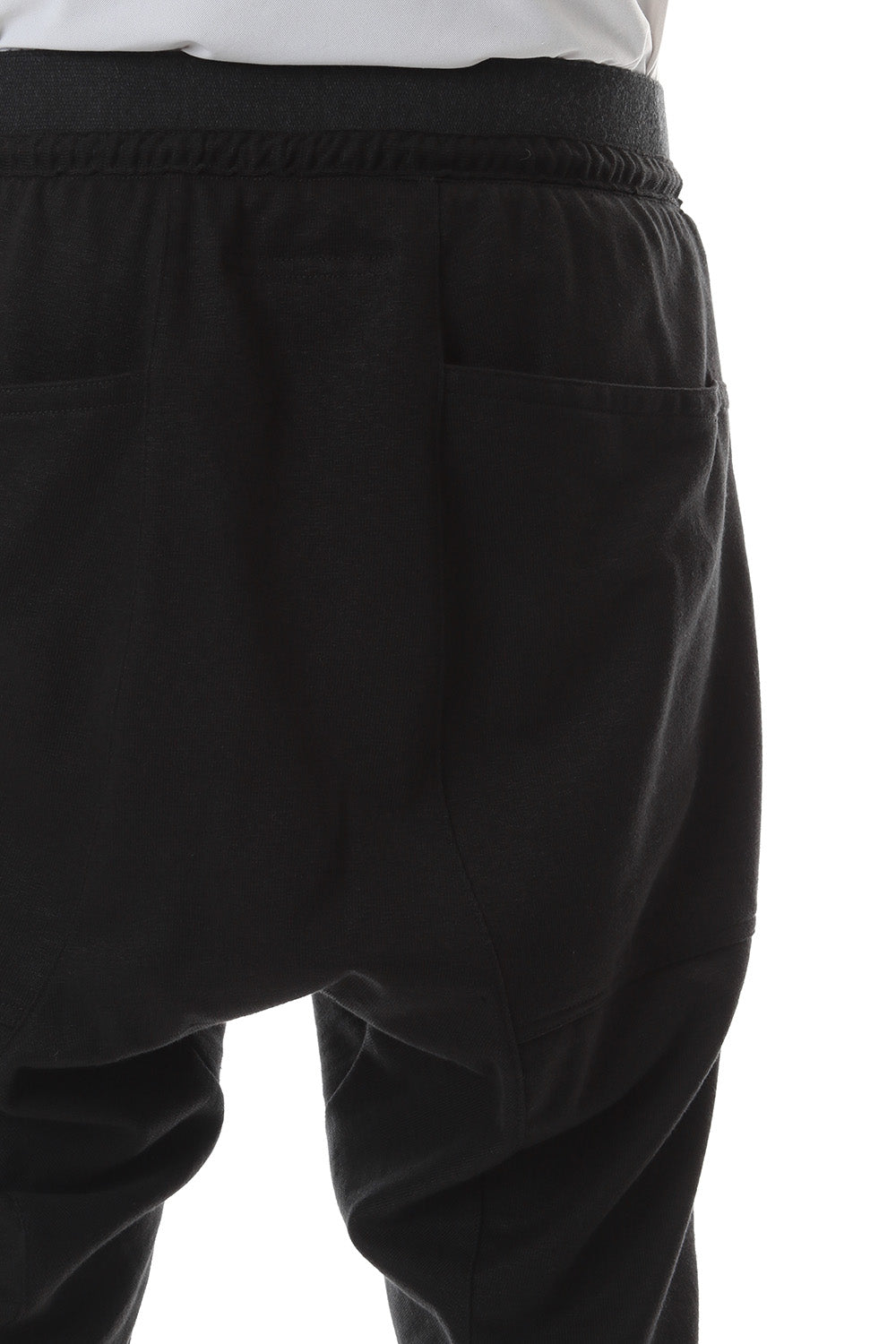Linen x Cotton Double Face Jersey Drop Croch Shorts