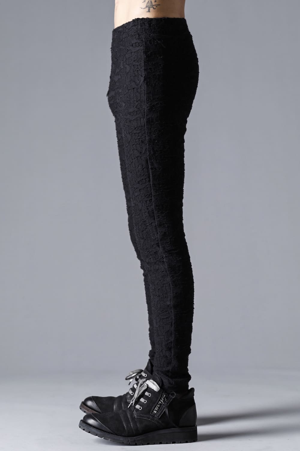 Broken Cotton Jersey Leggings