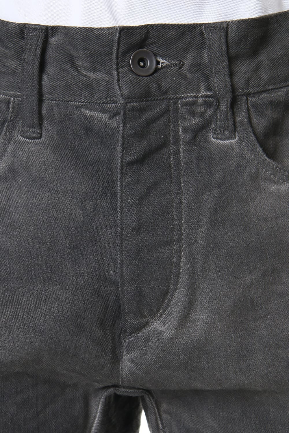 Hyper Stretch Cotton Denim Cargo Overalls  Charcoal