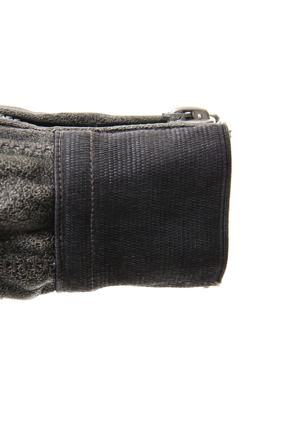 Horse Leather Destroy Dyed Over Lock Gloves - ST108-0049A