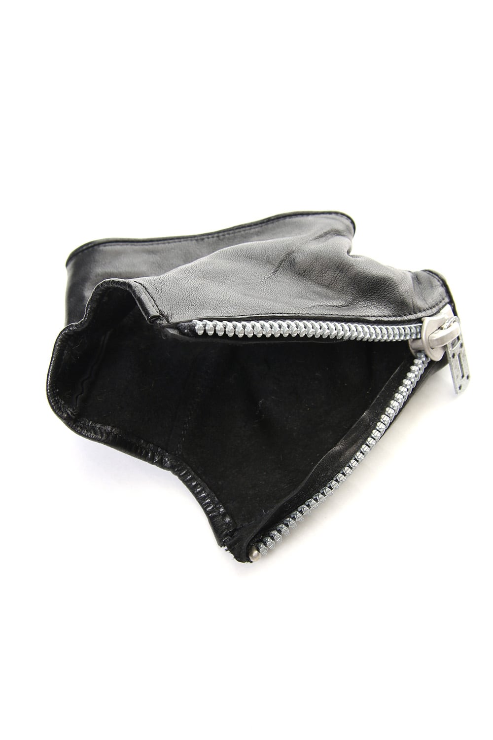 Horse Leather × Cashmere Combination Gloves - ST108-0059A