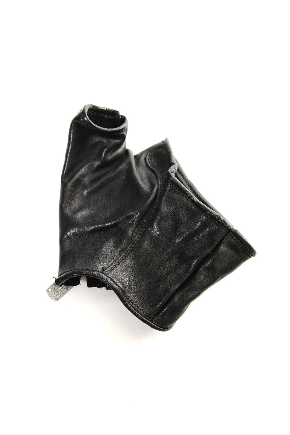 Horse Leather × Cashmere Combination Gloves - ST108-0059A