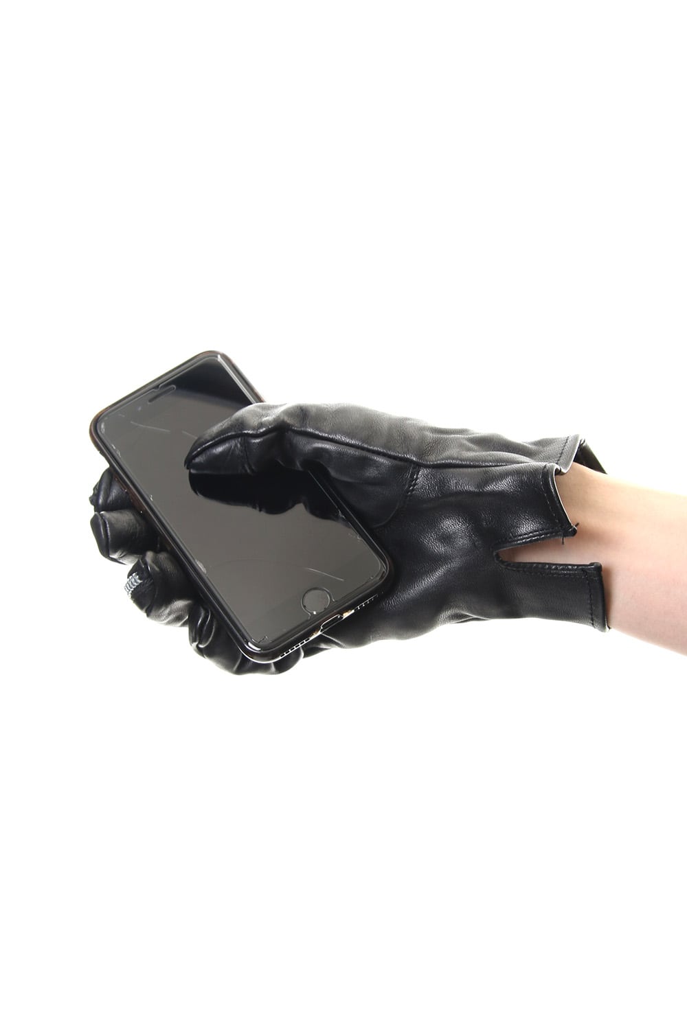 Horse Leather Split ZIP Gloves - ST108-0069A