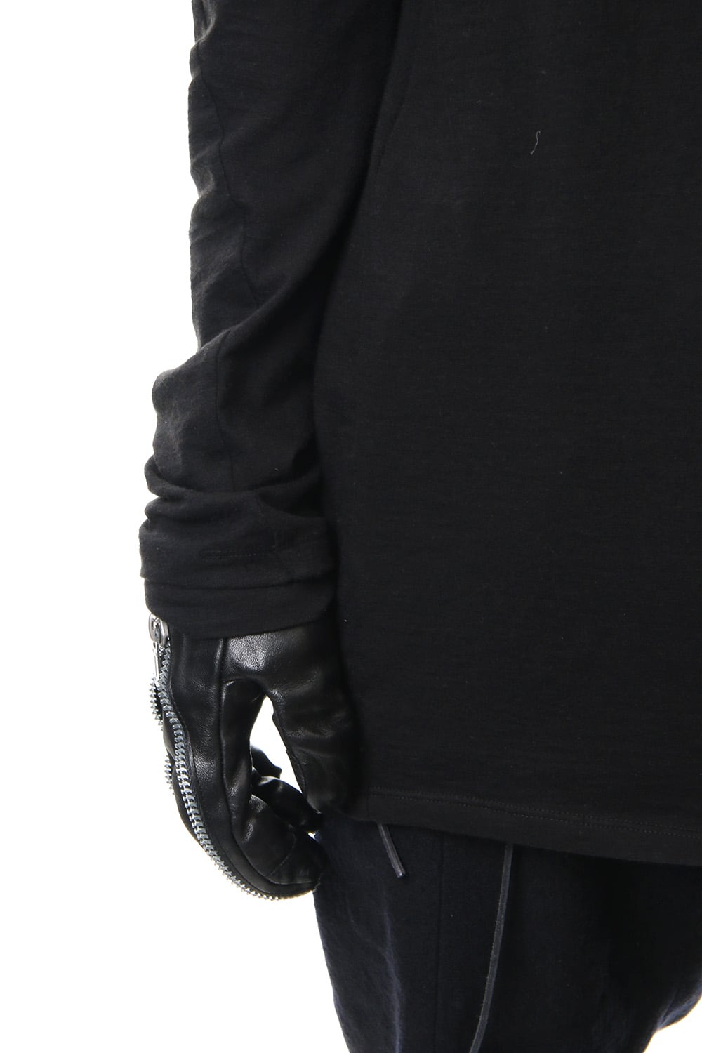 Horse Leather Split ZIP Gloves - ST108-0069A