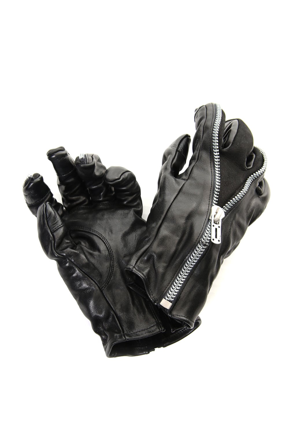 Horse Leather Split ZIP Gloves - ST108-0069A