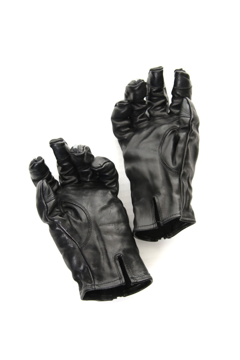 Horse Leather Split ZIP Gloves - ST108-0069A