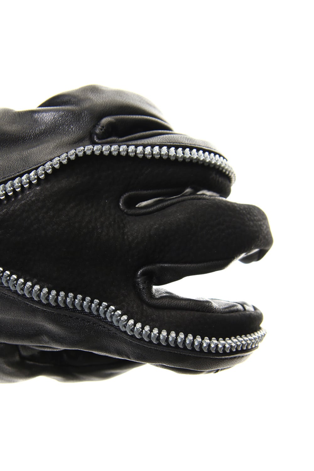 Horse Leather Split ZIP Gloves - ST108-0069A
