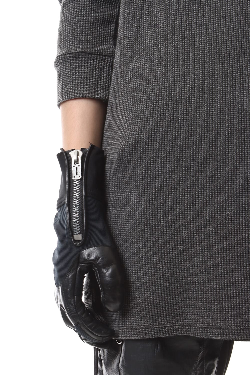 Horse Leather Zip Riding Gloves