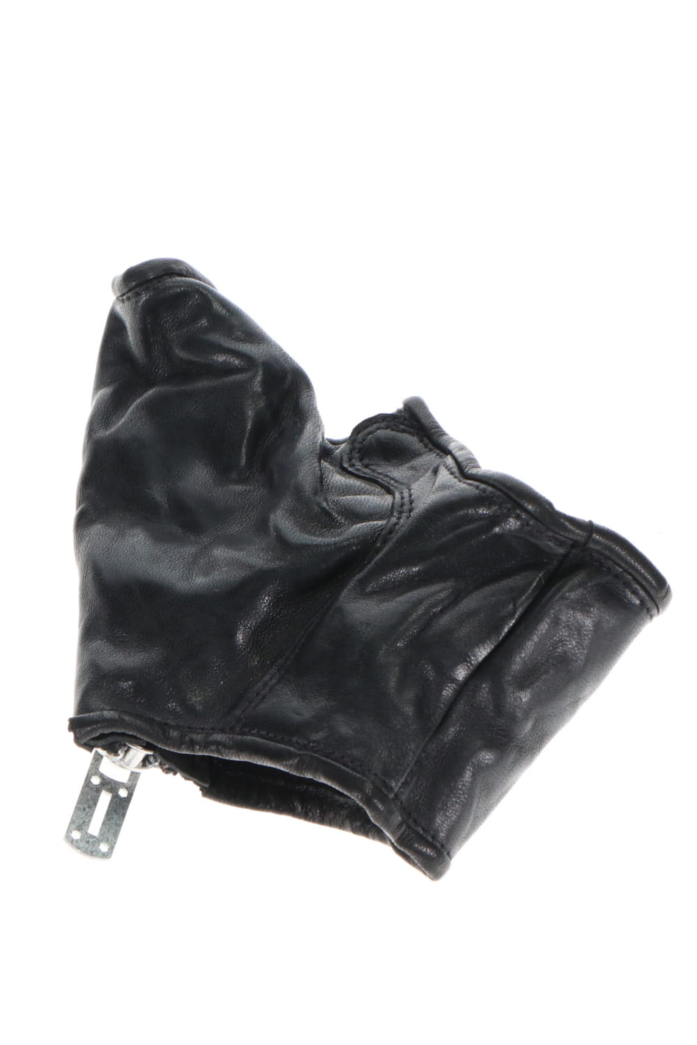 Horse leather backhand ZIP glove