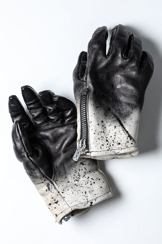 Gradient Dye Leather Gloves