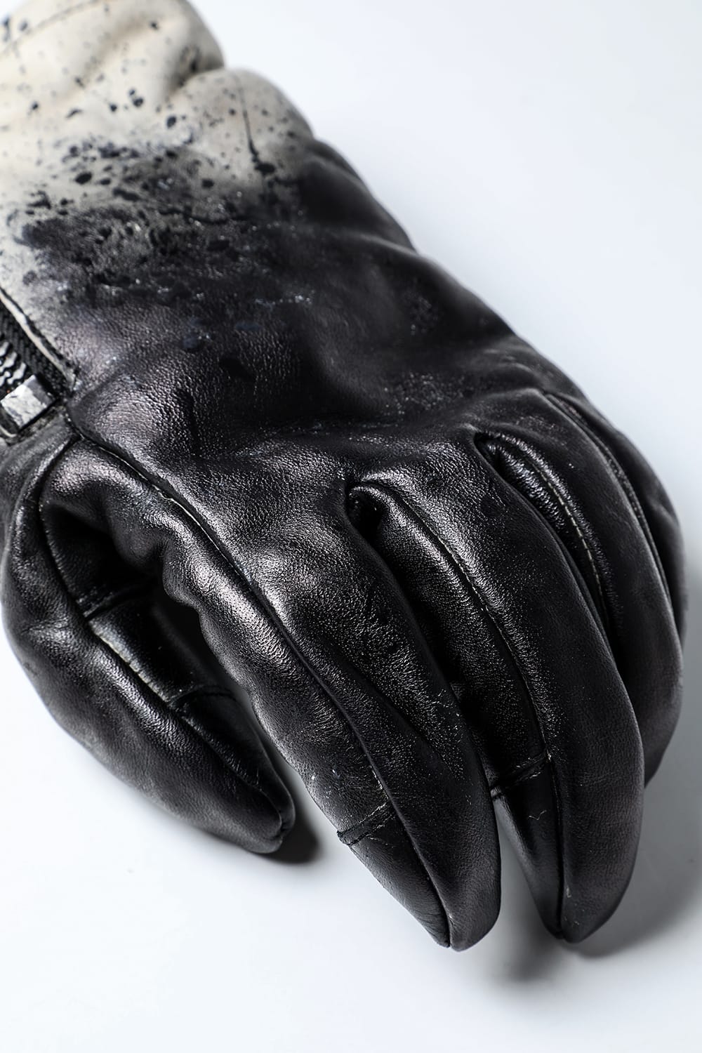 Gradient Dye Leather Gloves