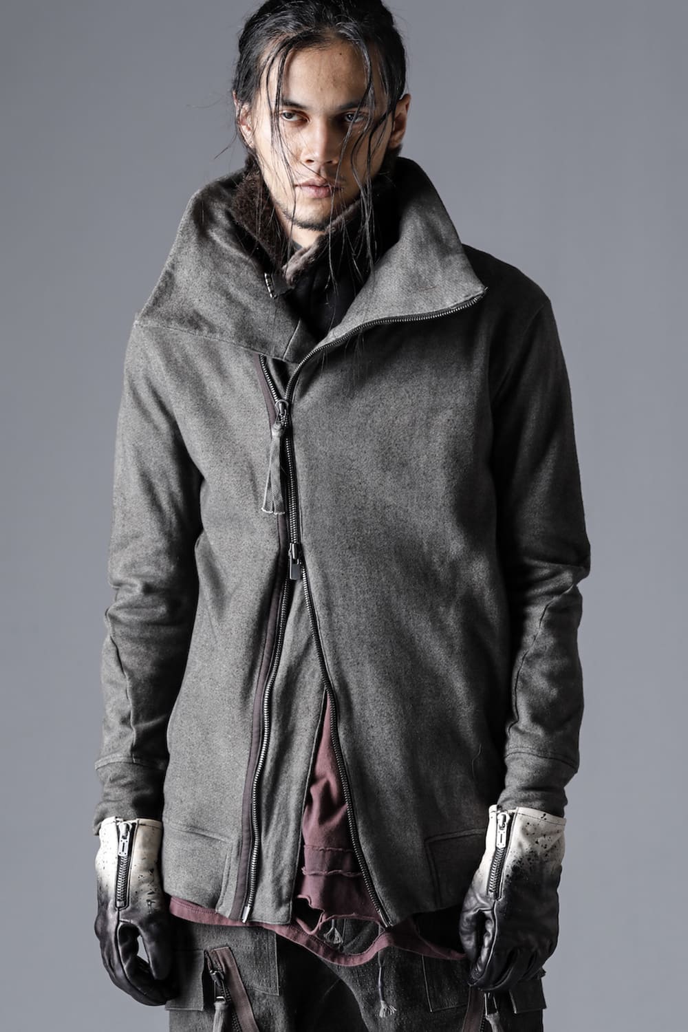 Gradient Dye Leather Gloves