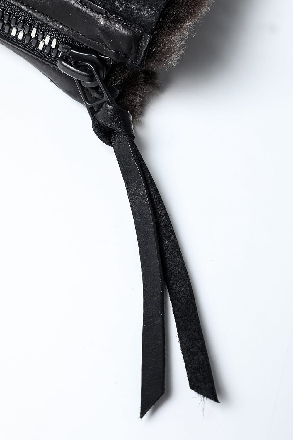 フレンチベイビーラムムートン×ホースレザーコンビネーショングローブ