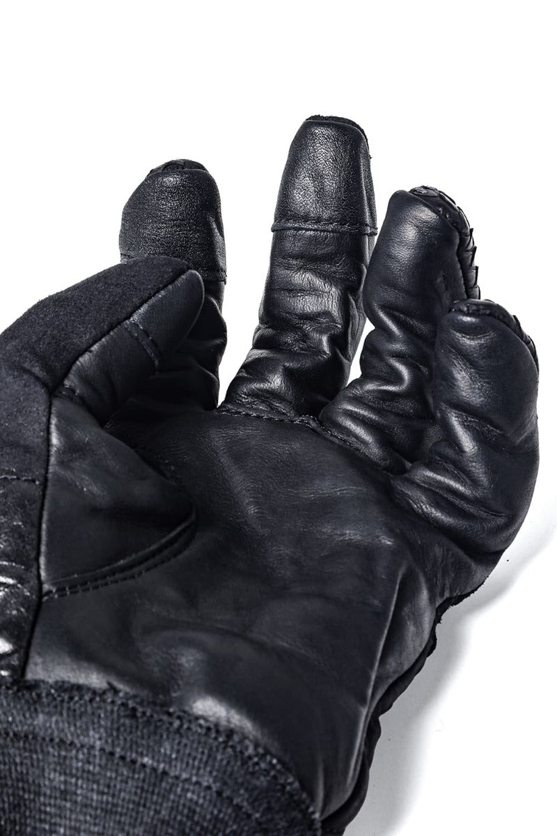 パッチワークマルチレザーオーバーロックグローブ