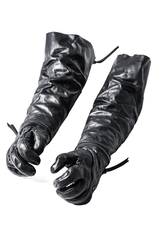 The Viridi-anne Collaboration Horse Leather Long Gloves