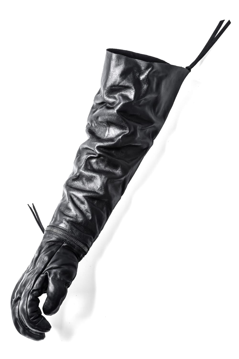 The Viridi-anne Collaboration Horse Leather Long Gloves