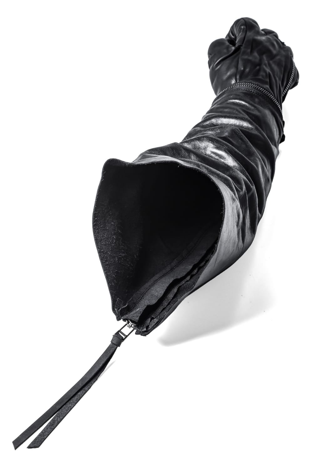 The Viridi-anne Collaboration Horse Leather Long Gloves