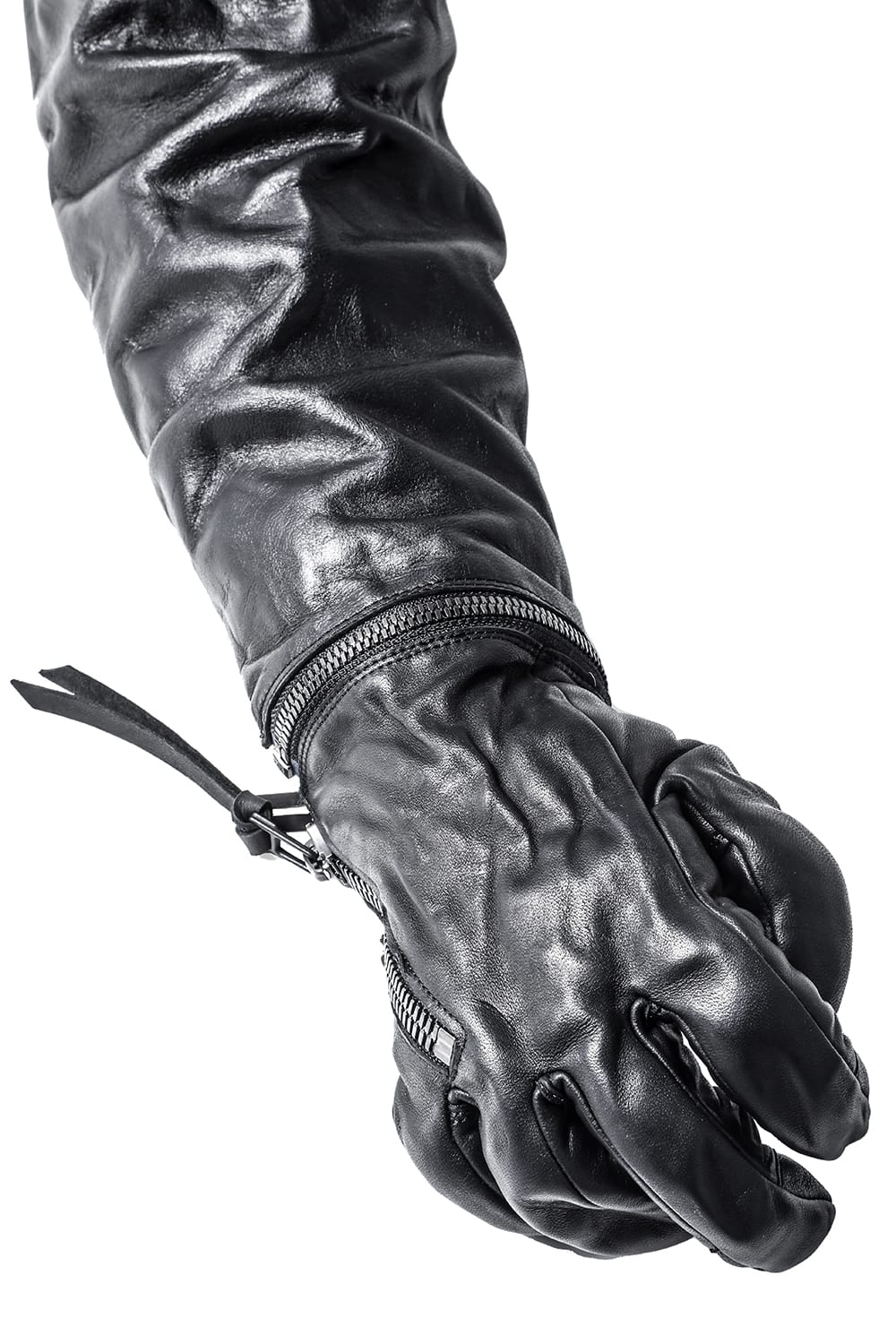 The Viridi-anne Collaboration Horse Leather Long Gloves