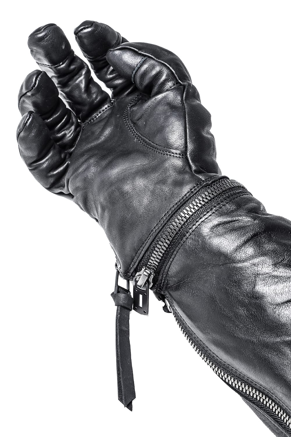 The Viridi-anne Collaboration Horse Leather Long Gloves